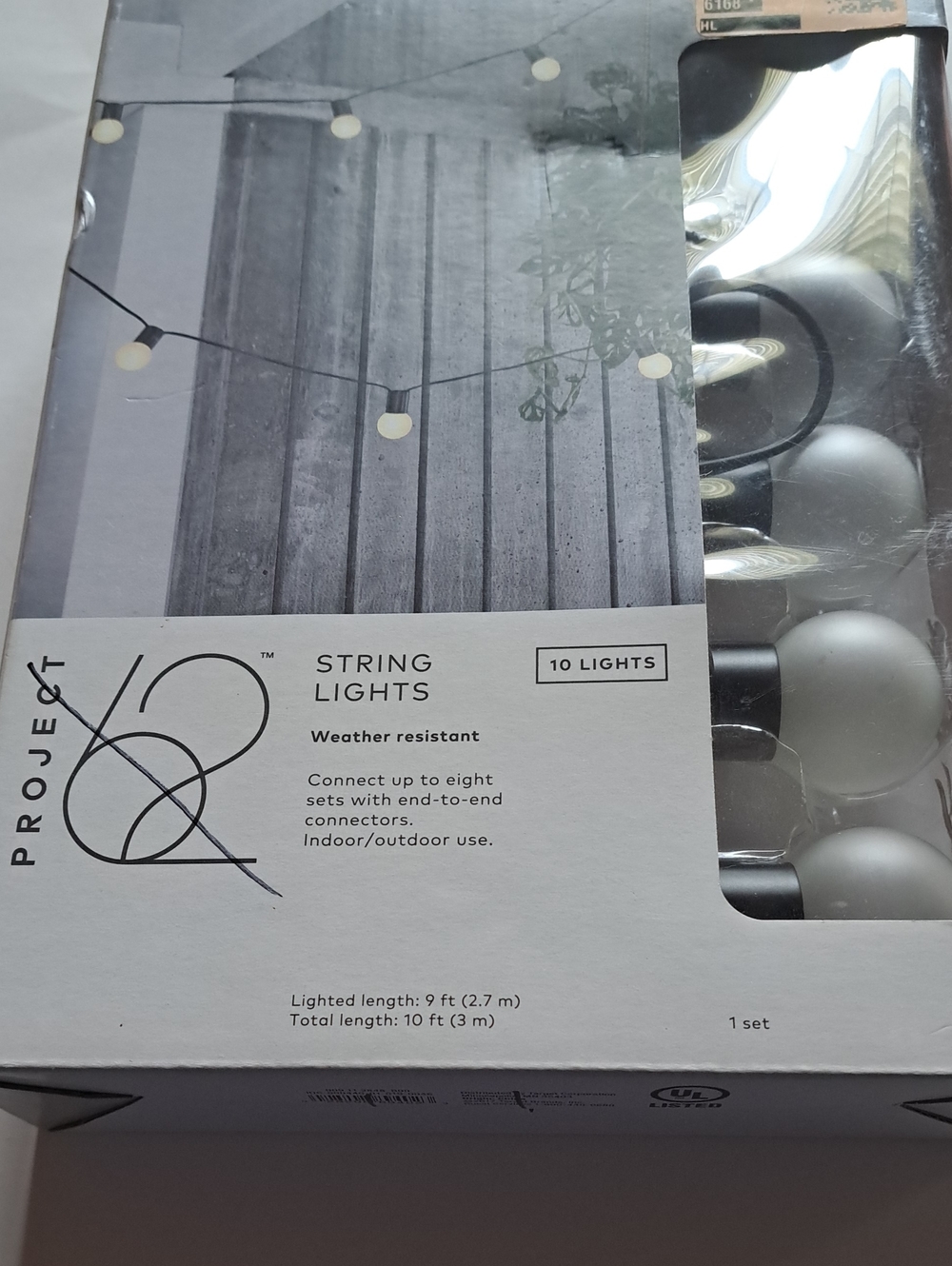 Project 62 White Patio String Lights - 10 Bulbs